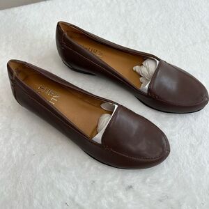 Naturalizer Brown Slip On Saban Flats Loafers New 5
